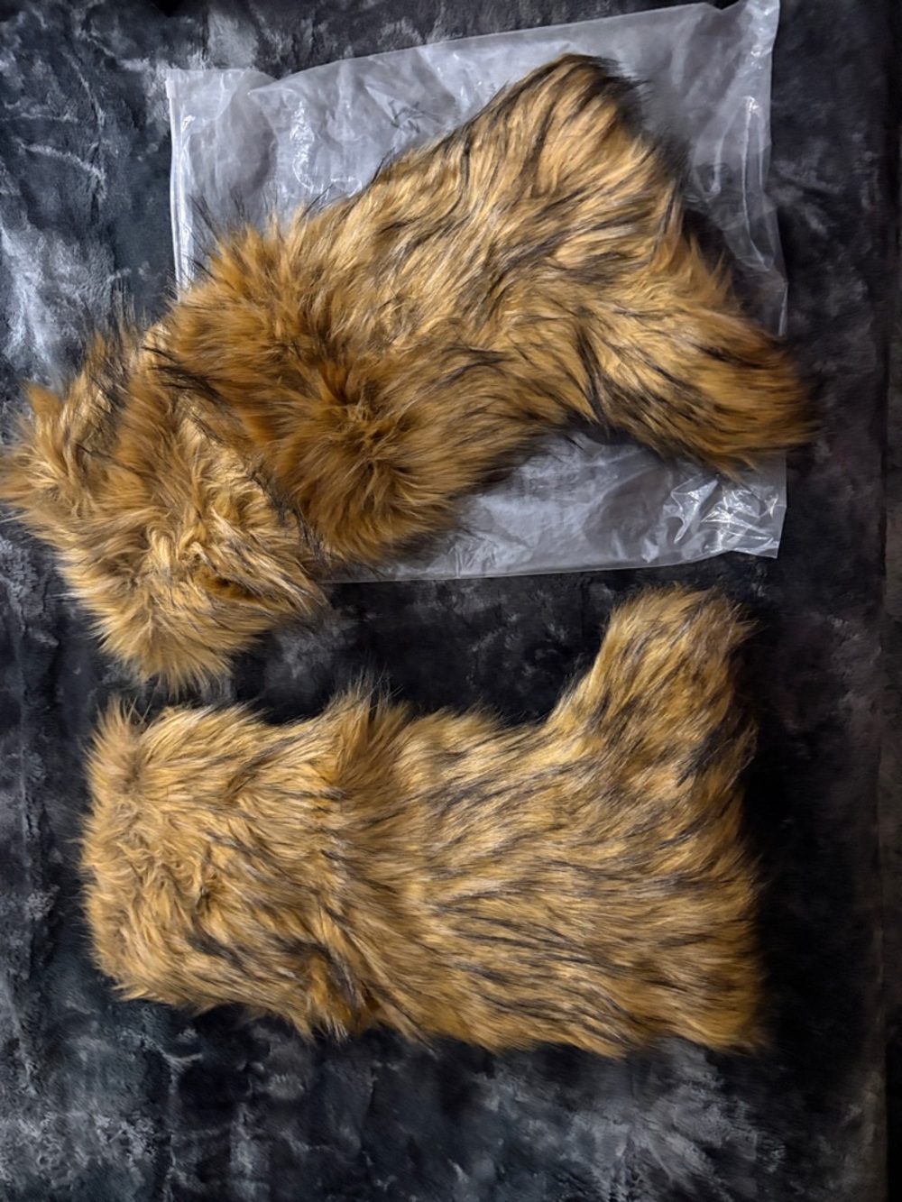 Knee High Faux Fur Boots